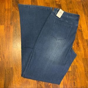 J. Jill Authentic Fit Boot-Cut Jeans 14T
